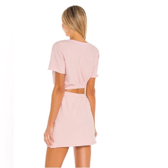 Lovers + Friends Cutout Sweater Dress Soft Pink XS NWT - Picture 2 of 9